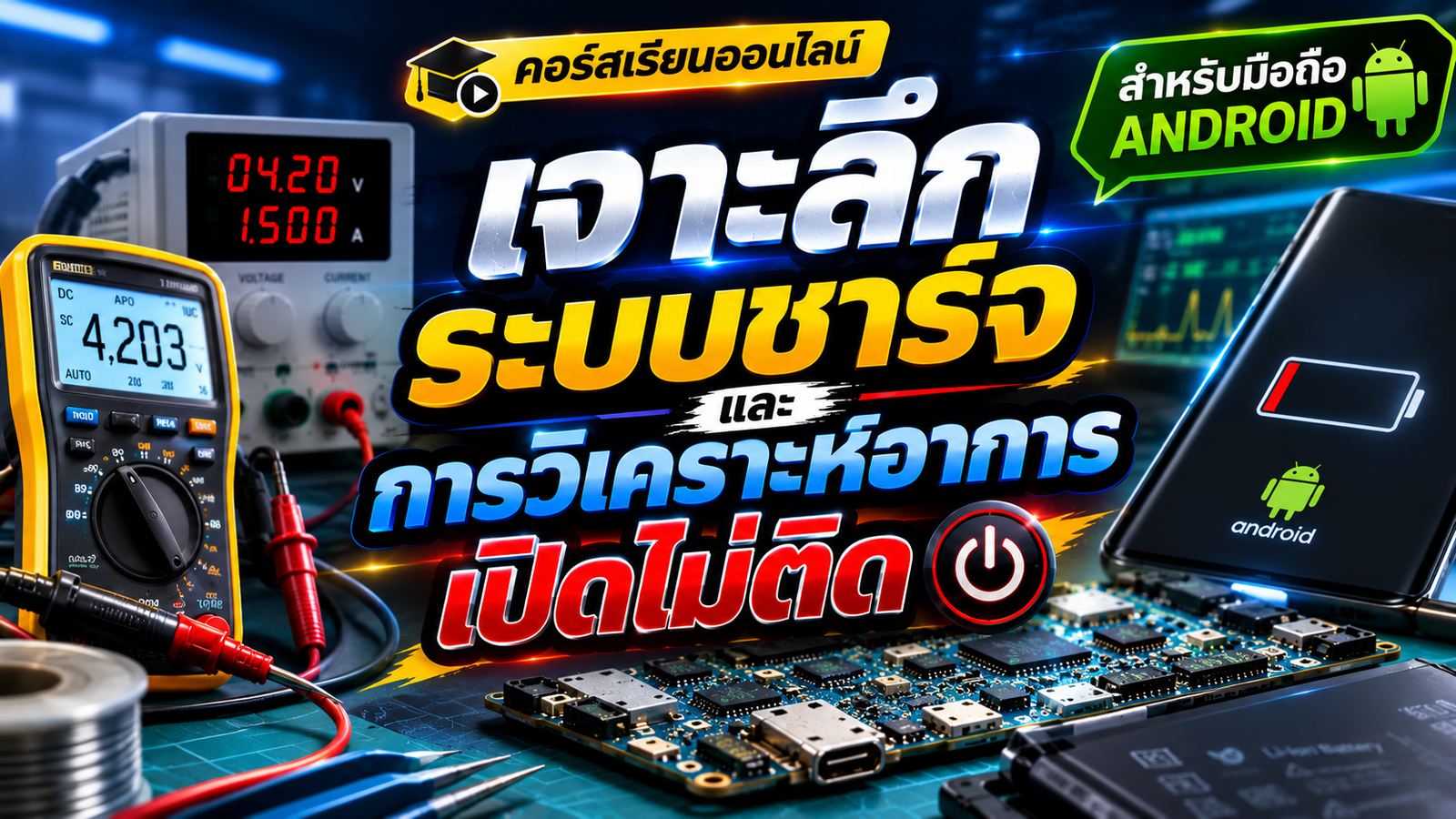 ตัวอย่าง: อ่านวงจรไฟเลี้ยงมือถือ
