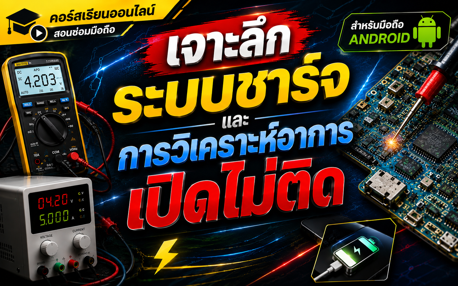 ตัวอย่าง: ตรวจเช็กมือถือโดนน้ำเบื้องต้น